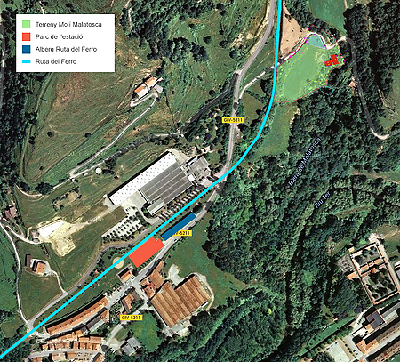 Antic molí en venda, situat al Ripollés. - 17